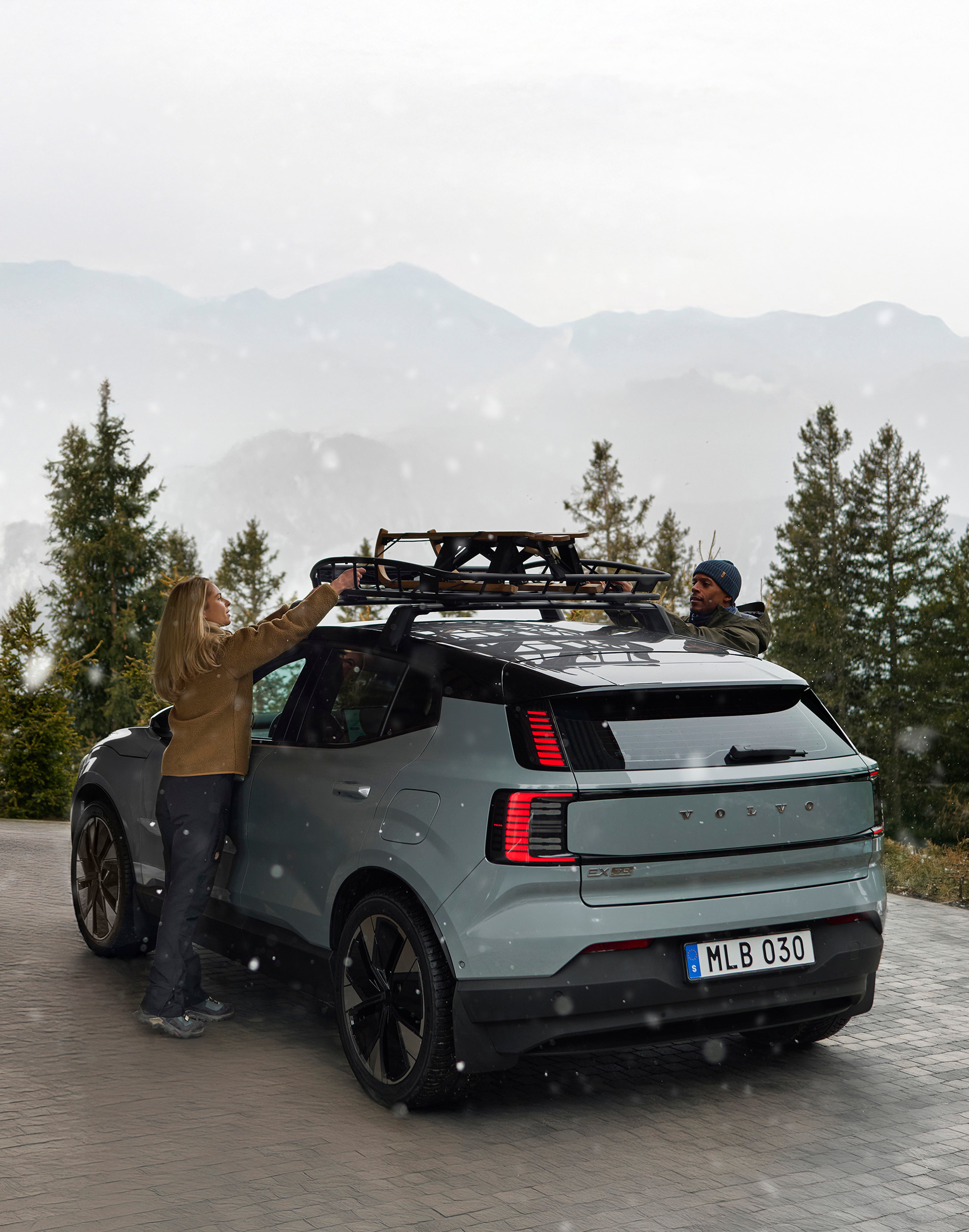 Kampagnenmotiv für das Volvo Vinter Leasing